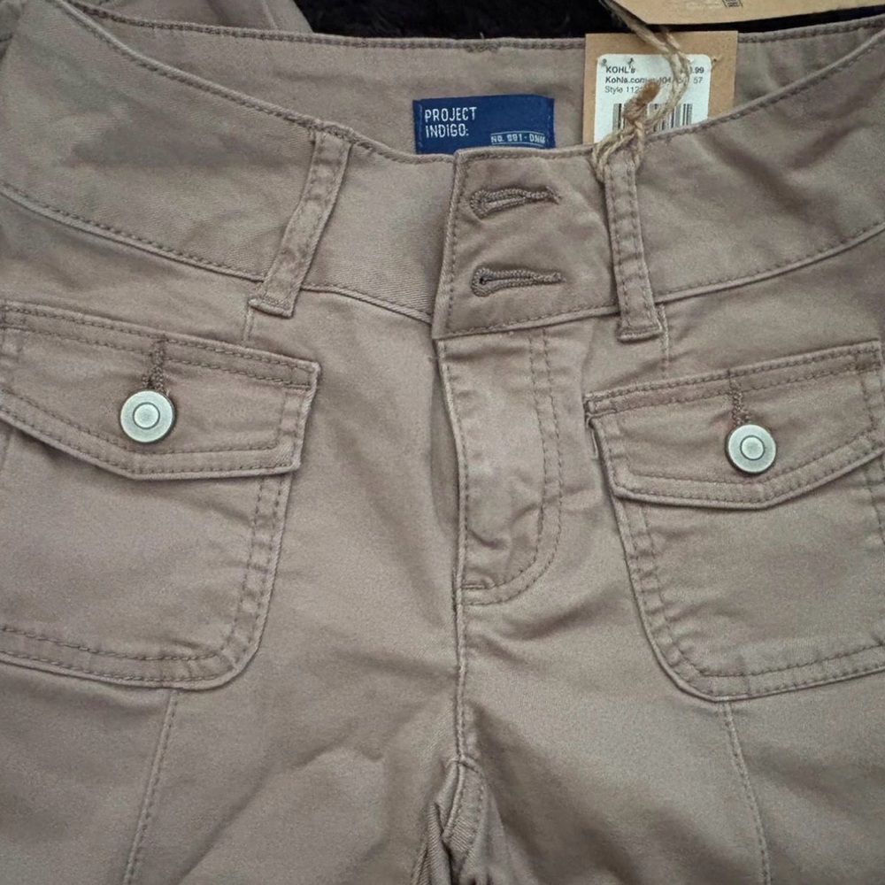 Kohl's Project Indigo Beige Cargo Pants